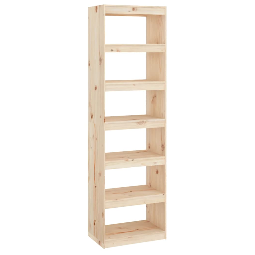 bogreol/rumdeler 60x30x199,5cm massivt fyrretræ