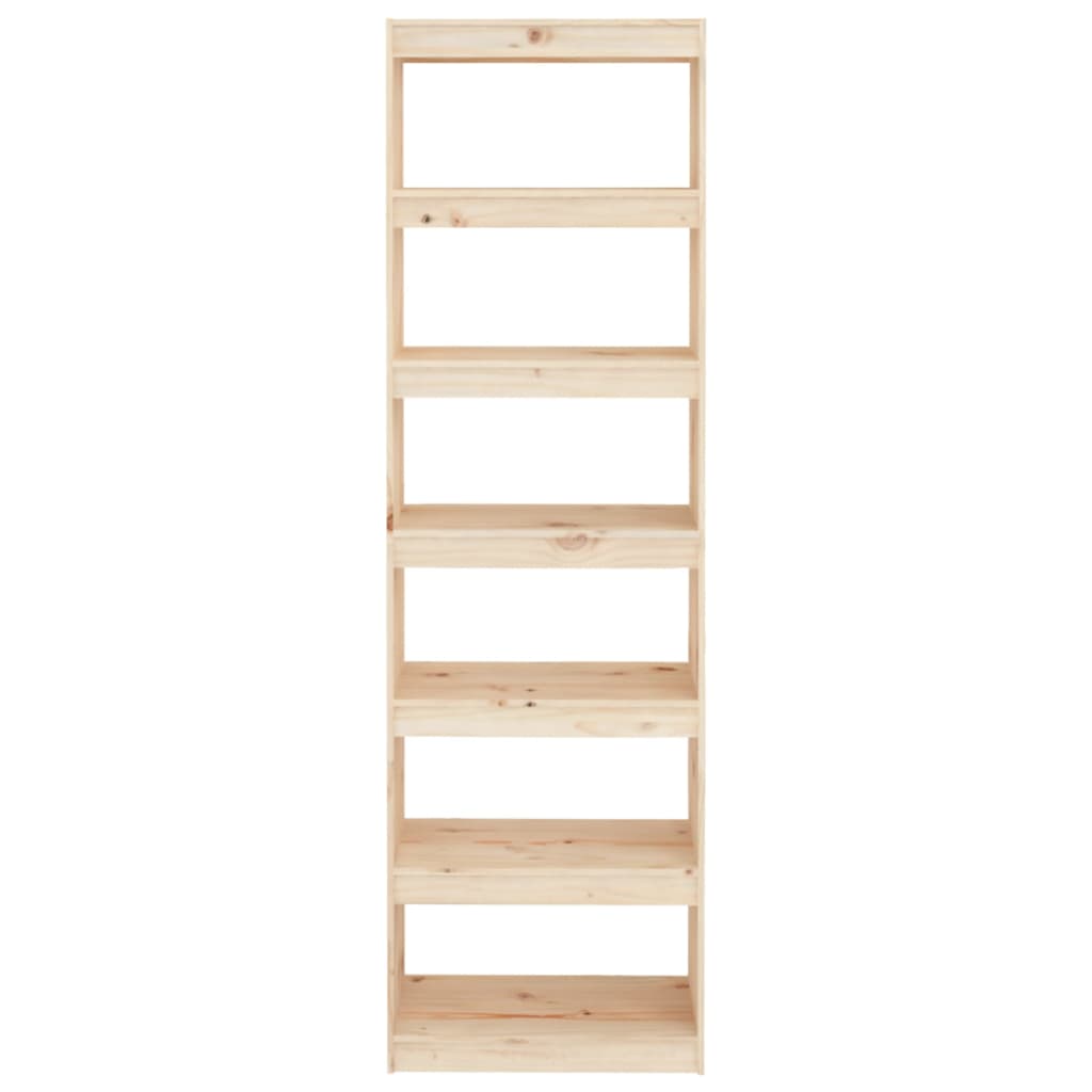 bogreol/rumdeler 60x30x199,5cm massivt fyrretræ