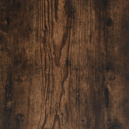 bogreol/rumdeler 80x24x192 cm konstrueret træ røget egetræ